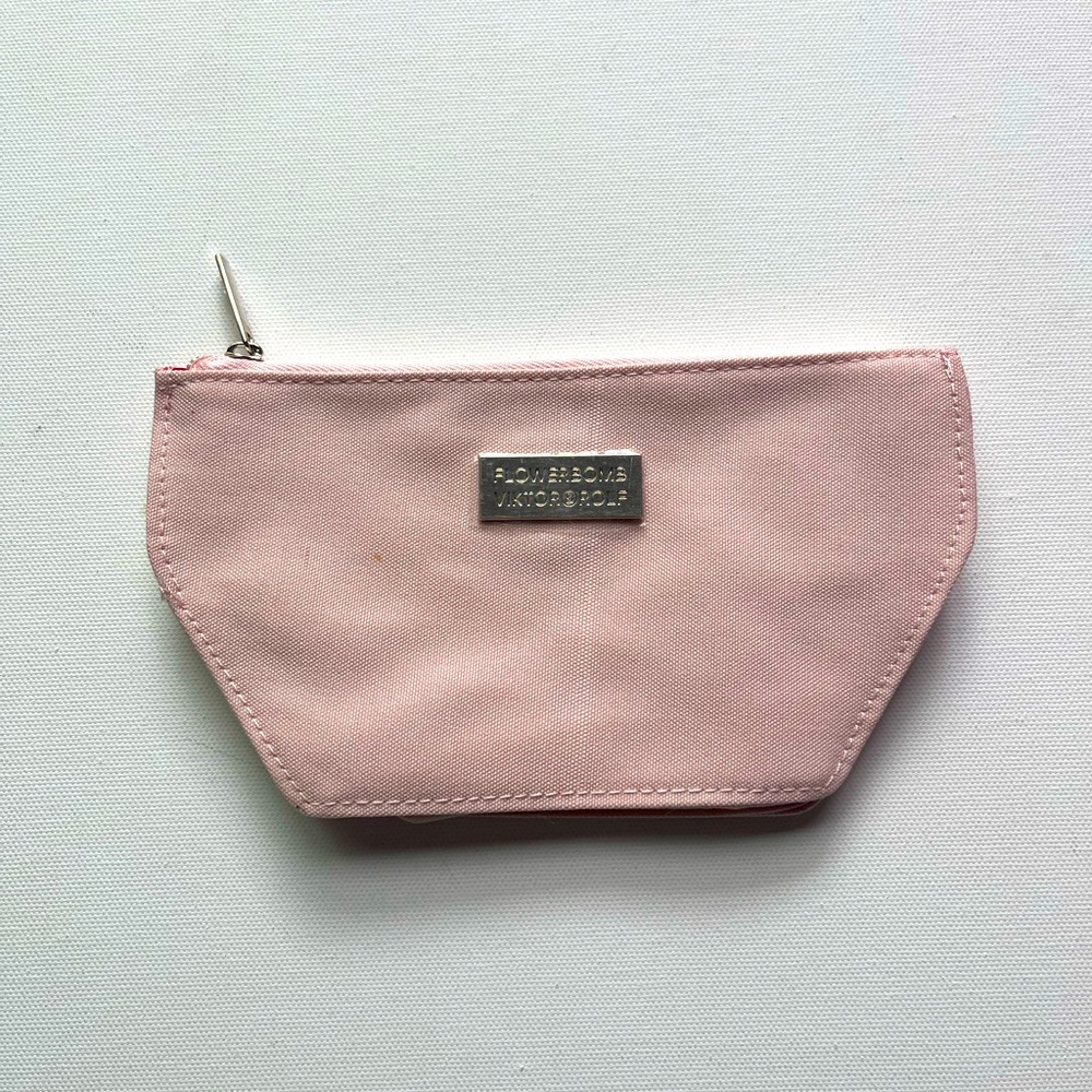 Viktor & Rolf Pink Cosmetic Makeup Bag Toiletry Case